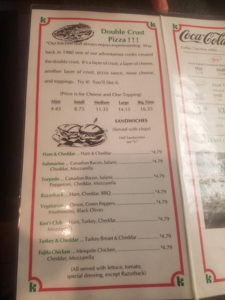 Ken's Pizza Menu image 2